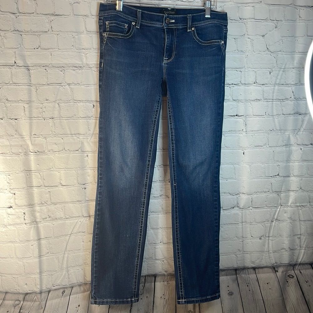 White House Black Market Slim Ankle, size 8R, Womens Embellished‎ Jeans